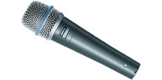 Shure Beta 57A microfoon huren verhuur